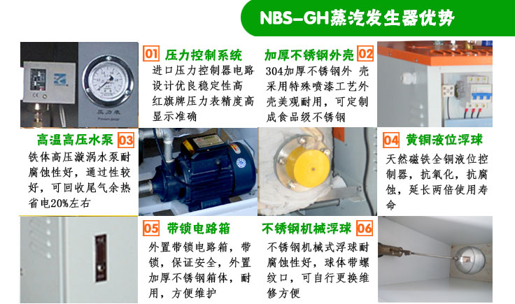 3-6-9kw包装机械小型蒸汽发生器细节