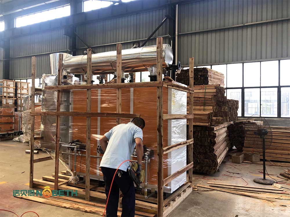 青青草精品视频员工正细心检查河北0.3T低氮青青草成人自拍的包装